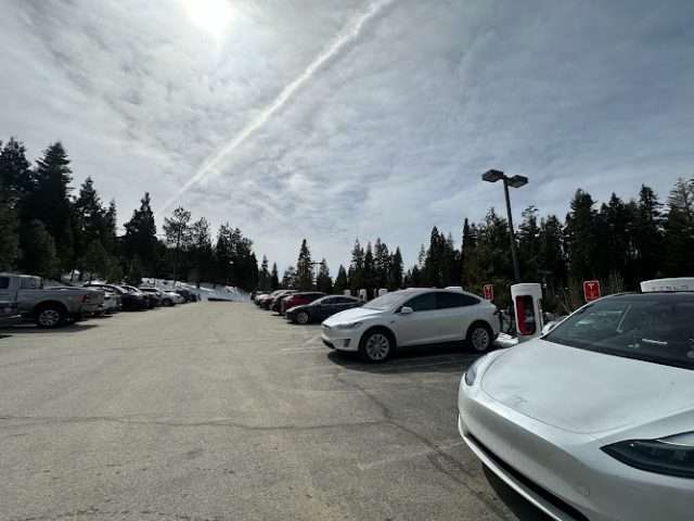 Tesla Supercharger in Fish Camp California