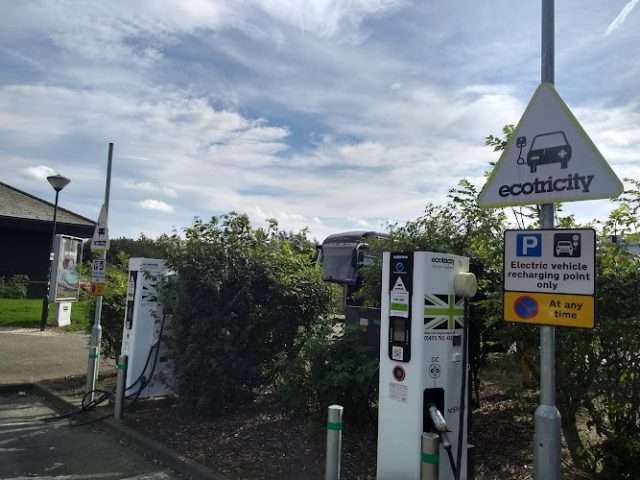 GRIDSERVE Charging Station in Dumfriesshire United Kingdom of Great Britain and Northern Ireland