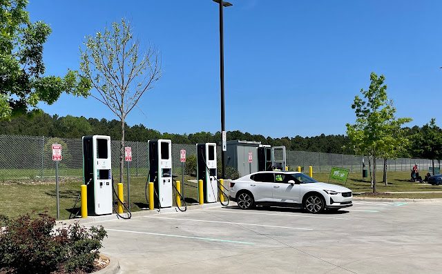 Electrify America Charging Station in Leeds Alabama