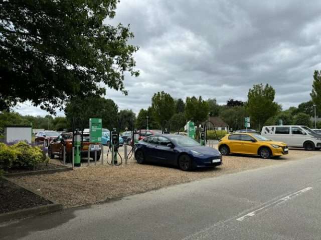 Be.EV Charging Station in Huntingdon United Kingdom of Great Britain and Northern Ireland