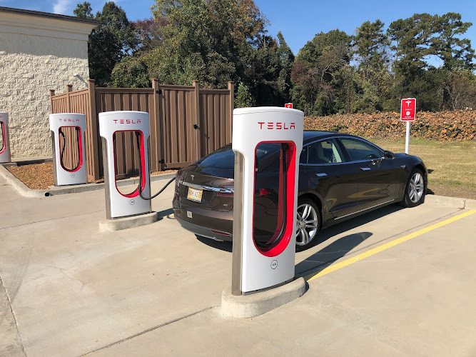 Tesla Supercharger EV Charging Station at 2030 Sunset Dr