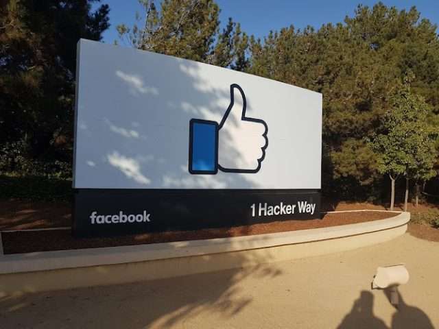 Facebook Building 10 in Menlo Park California