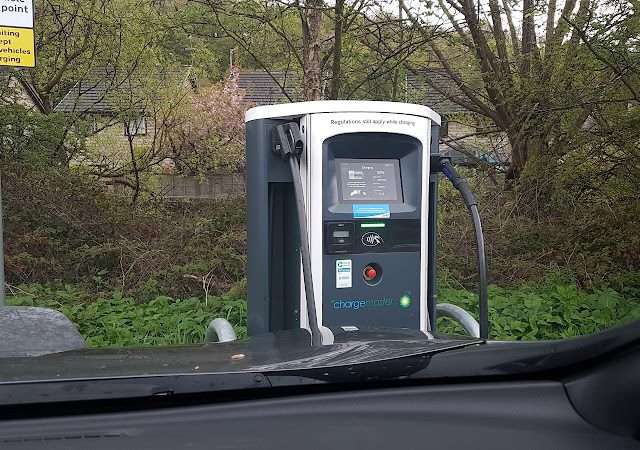 bp pulse Charging Station in Buxton United Kingdom of Great Britain and Northern Ireland
