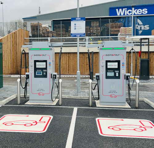 InstaVolt Charging Station in Glossop United Kingdom of Great Britain and Northern Ireland