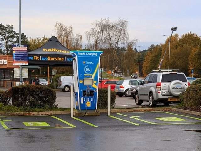 Lidl Charging Station in Ferndown United Kingdom of Great Britain and Northern Ireland