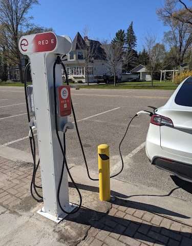 Red E Charging Station in Boyne City Michigan