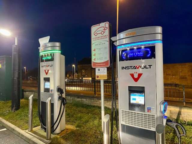InstaVolt Charging Station in Bradford United Kingdom of Great Britain and Northern Ireland