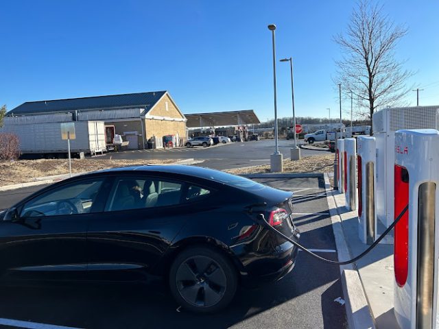 Tesla Supercharger in Quakertown Pennsylvania