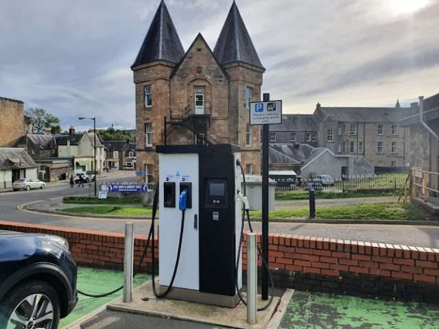 Chargeplace Scotland Charging Station in Callander United Kingdom of Great Britain and Northern Ireland