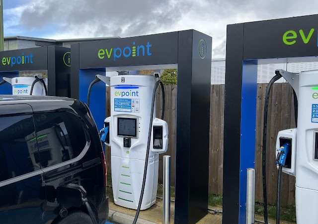 ChargePoint Charging Station in Stevenage United Kingdom of Great Britain and Northern Ireland