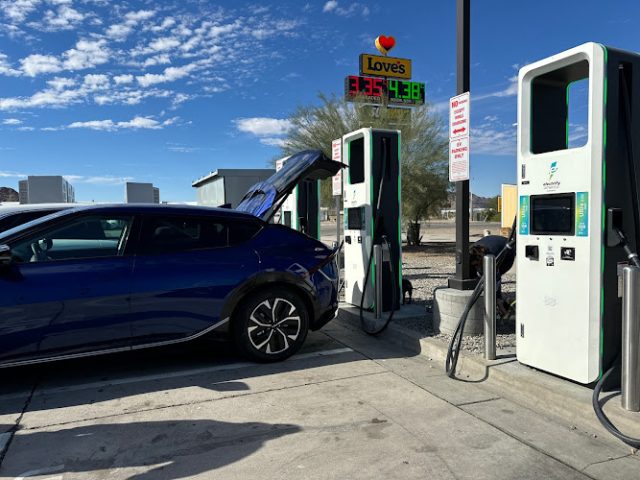 Electrify America Charging Station in Quartzsite Arizona