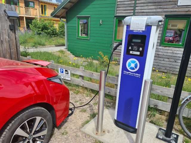 Chargeplace Scotland Charging Station in Forres United Kingdom of Great Britain and Northern Ireland