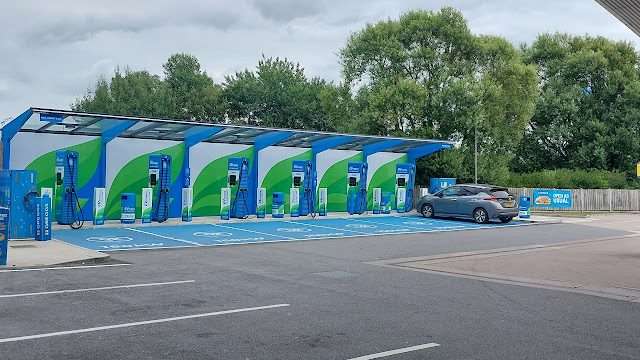 MFG Charging Station in Weston-super-Mare United Kingdom of Great Britain and Northern Ireland