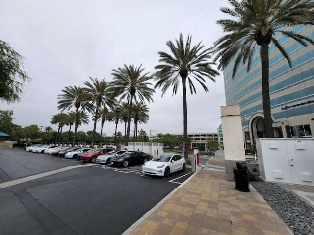 Tesla Supercharger in Anaheim California