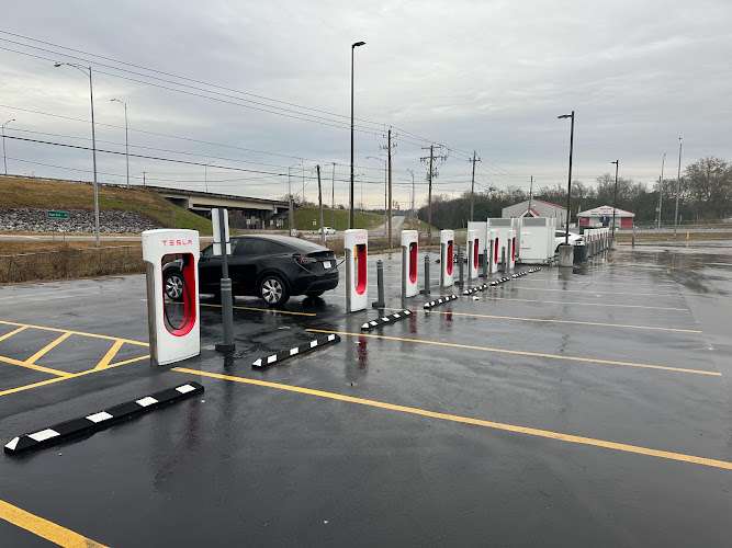 Tesla Supercharger EV Charging Station at Southlawn Shopping Center