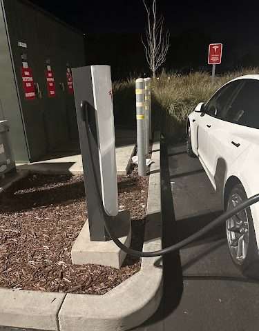Tesla Supercharger in Hayward California
