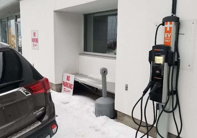 Electric Vehicle Charging Station in Greater Sudbury Ontario Canada