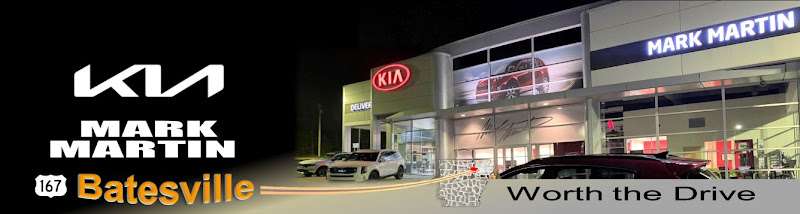 Mark Martin Kia EV Charging Station at 1601 Batesville Blvd