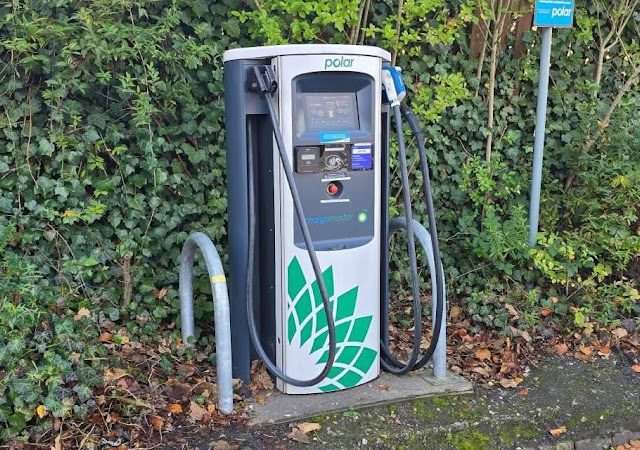 bp pulse Charging Station in Manchester United Kingdom of Great Britain and Northern Ireland