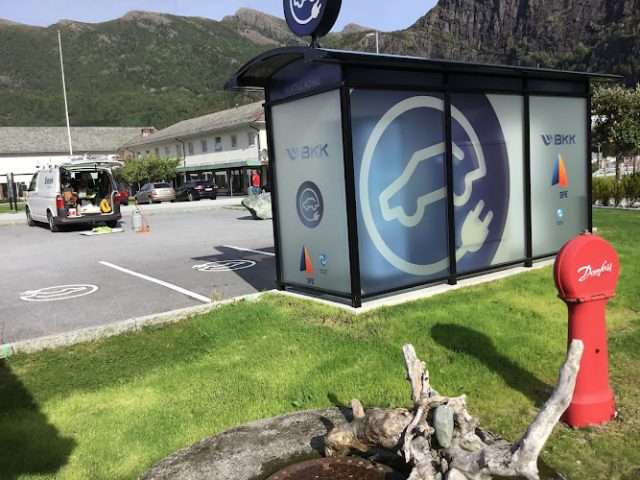 Eviny Charging Station in Svelgen Norway 6723