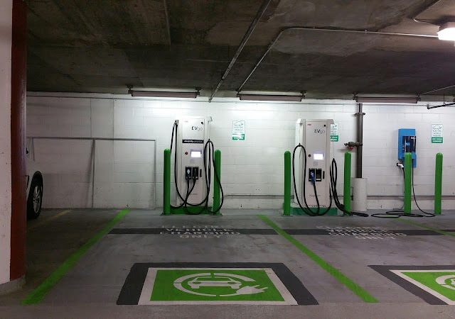 EVgo Charging Station in Boston Massachusetts