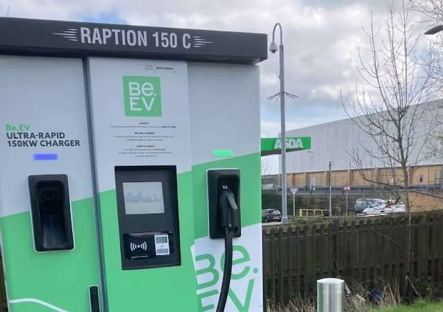 Be.EV Charging Station in Newcastle upon Tyne United Kingdom of Great Britain and Northern Ireland