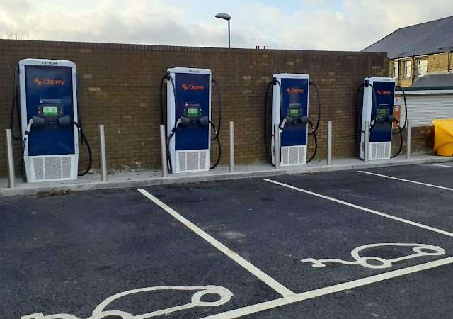 Osprey Charging Station in Durham United Kingdom of Great Britain and Northern Ireland