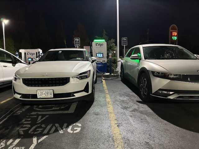 EVgo Charging Station in Wyncote Pennsylvania