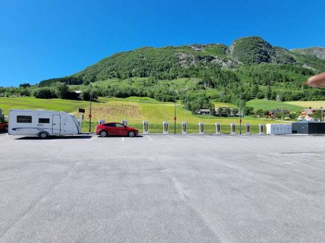 Tesla Supercharger in Skei Norway 6843