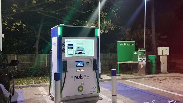 bp pulse Charging Station in Woking United Kingdom of Great Britain and Northern Ireland