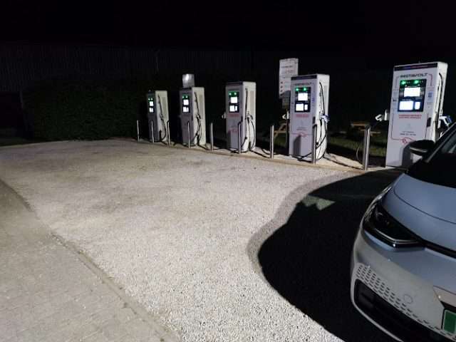 InstaVolt Charging Station in Corwen United Kingdom of Great Britain and Northern Ireland