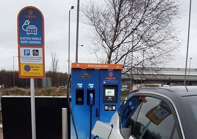 Osprey Charging Station in Liverpool United Kingdom of Great Britain and Northern Ireland
