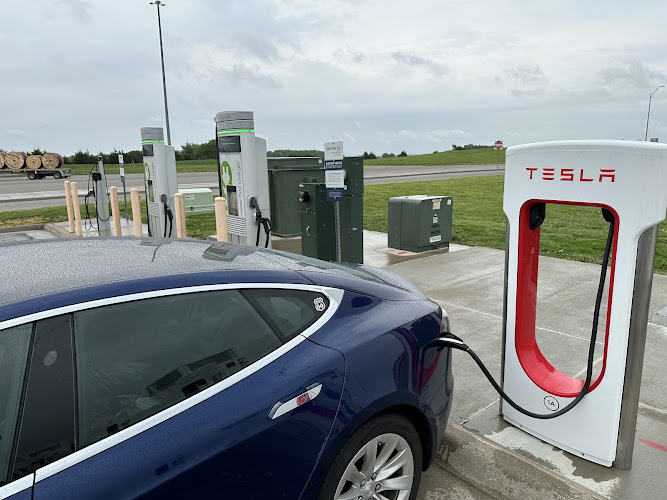 Tesla Supercharger EV Charging Station at 8000 I-70