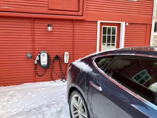 Tesla Destination Charger in Manchester Center Vermont