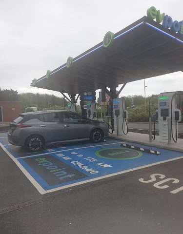 ChargePoint Charging Station in Liverpool United Kingdom of Great Britain and Northern Ireland
