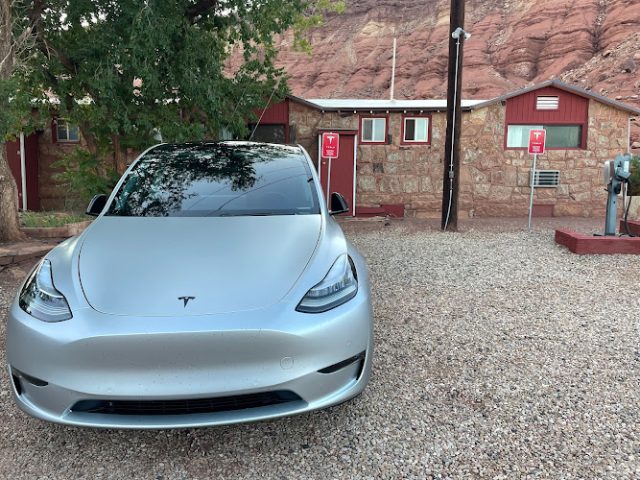 Tesla Destination Charger in Marble Canyon Arizona
