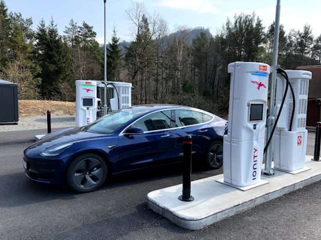 IONITY Charging Station in Sira Norway 4438