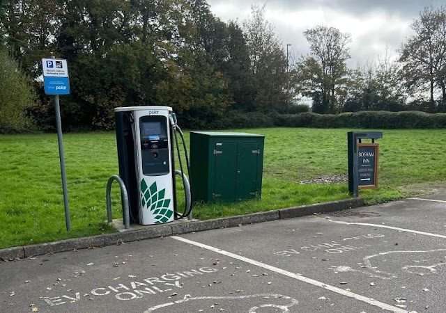 bp pulse Charging Station in Chichester United Kingdom of Great Britain and Northern Ireland
