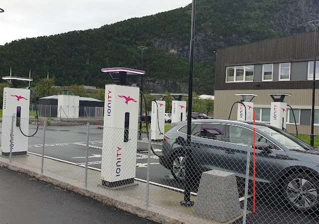 IONITY Charging Station in Åndalsnes Norway 6300