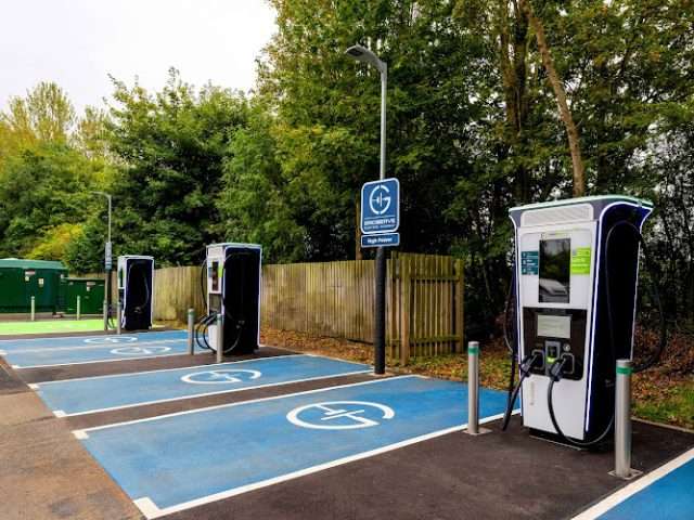 GRIDSERVE Charging Station in Shrewsbury United Kingdom of Great Britain and Northern Ireland
