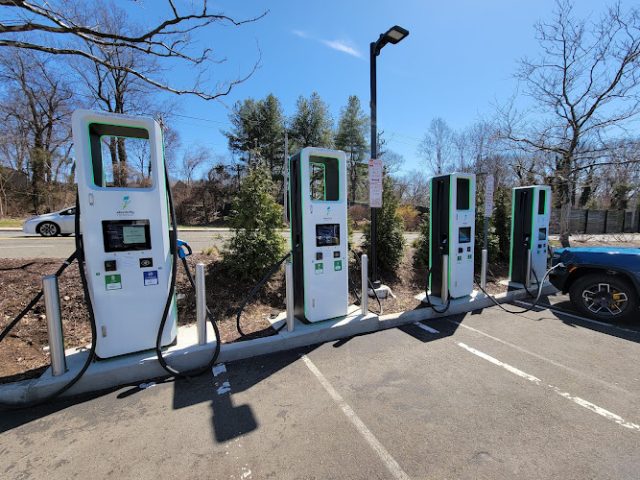 Electrify America Charging Station in Trumbull Connecticut
