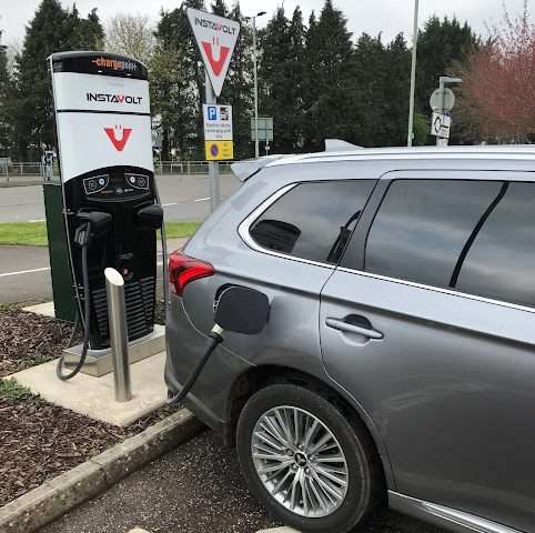 InstaVolt Charging Station in Tiverton United Kingdom of Great Britain and Northern Ireland