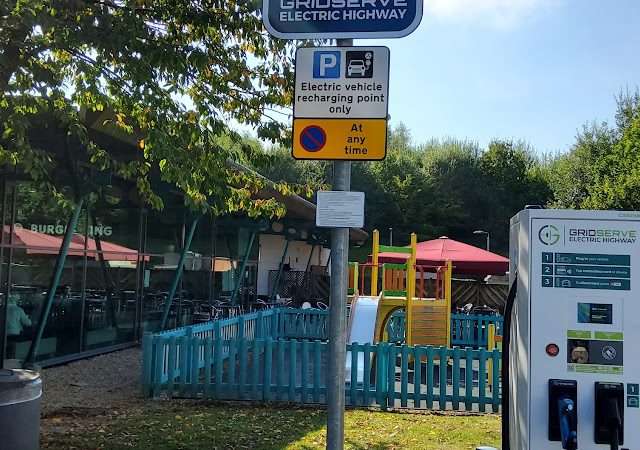 GRIDSERVE Charging Station in Winchester United Kingdom of Great Britain and Northern Ireland