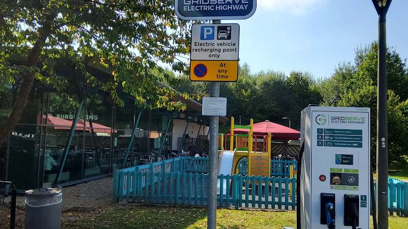 GRIDSERVE Charging Station EV Charging Station at M3 Motorway Southbound