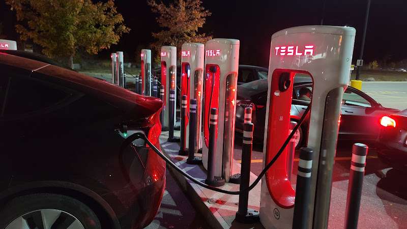 Tesla Supercharger EV Charging Station at Depot Dr #40