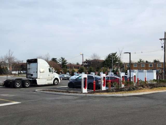 Tesla Supercharger in Little Ferry New Jersey