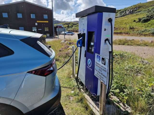 ChargePlace Scotland Charging Station in Lairg United Kingdom of Great Britain and Northern Ireland