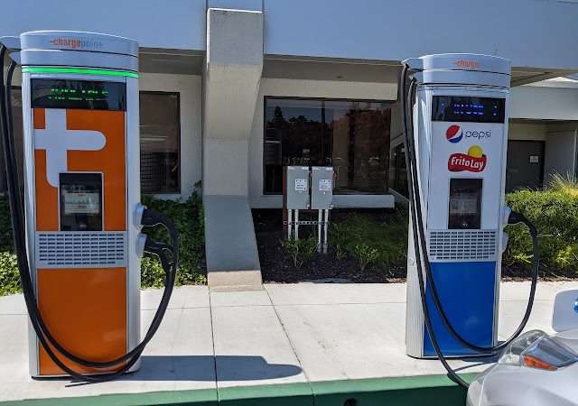 ChargePoint Charging Station in Campbell California