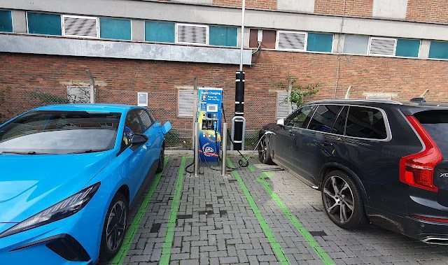 Lidl Charging Station in Kingston upon Thames United Kingdom of Great Britain and Northern Ireland