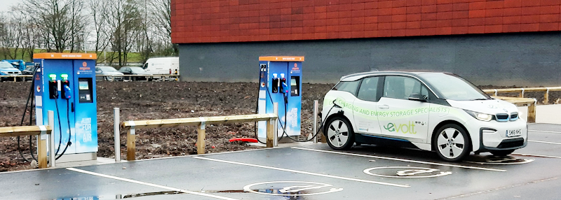 Osprey Charging Station EV Charging Station at A19